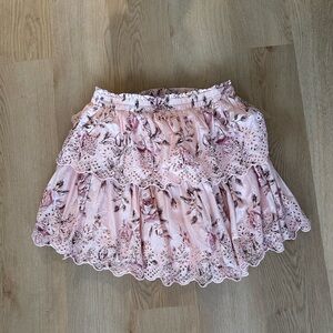 LOVESSHACKFANCY X GAP mini skirt
